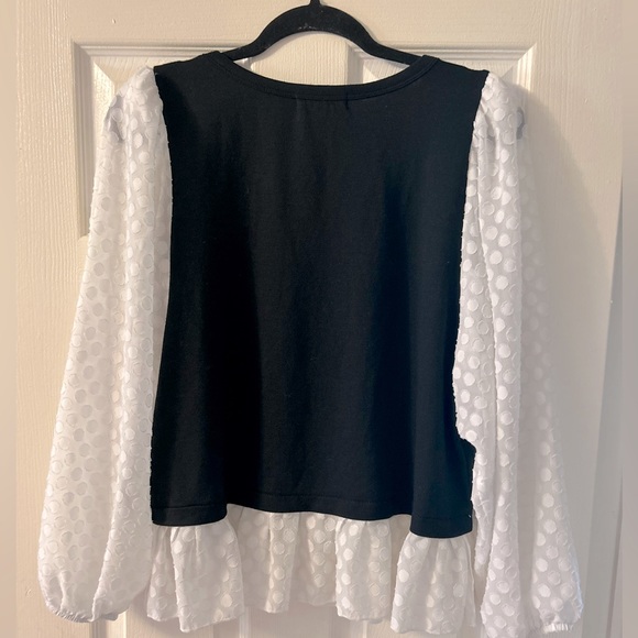 NWOT Kim & Cami peplum top size medium - Picture 3 of 8